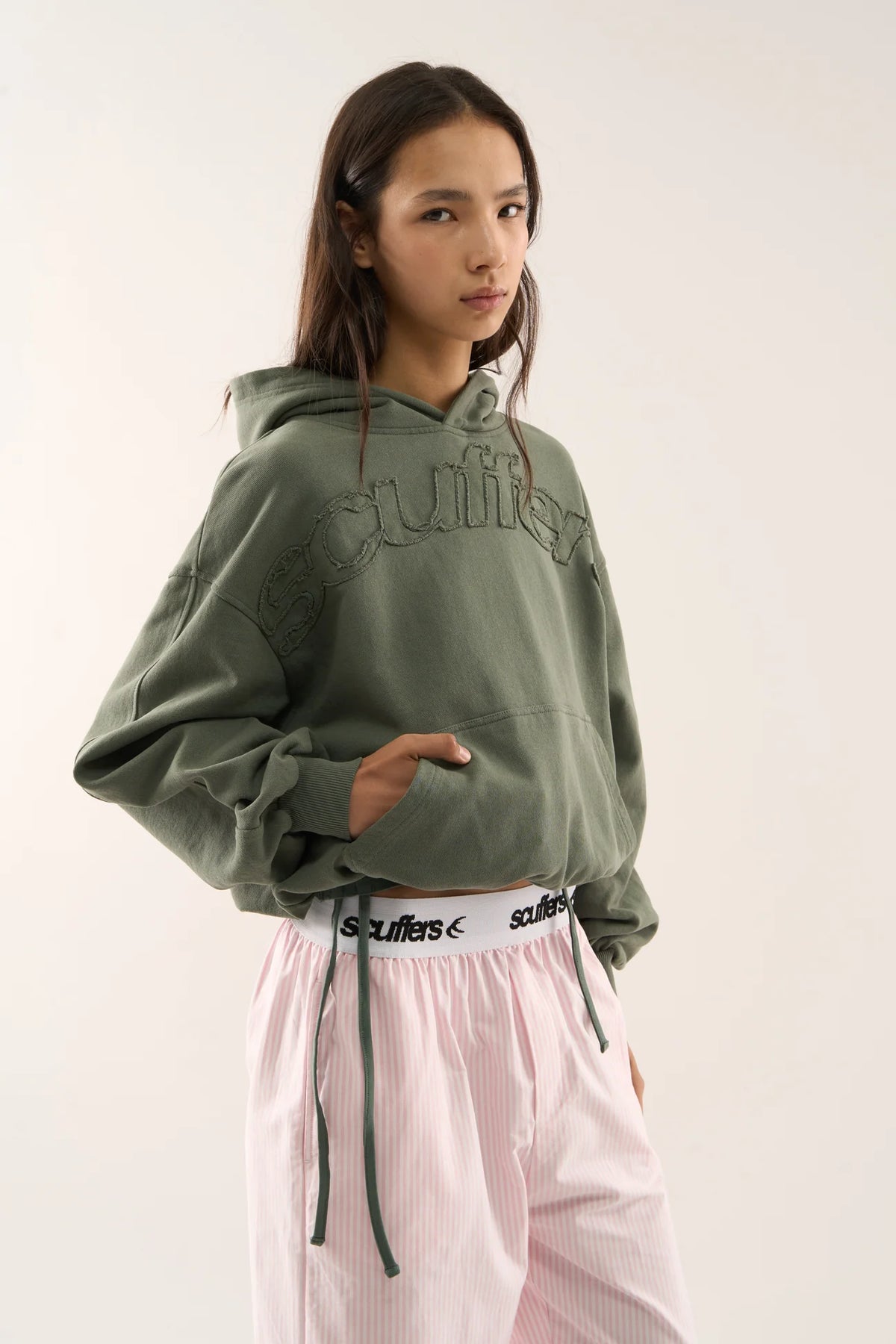 Raw Green Hoodie