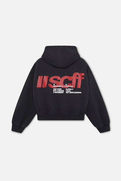 Globally Black Hoodie