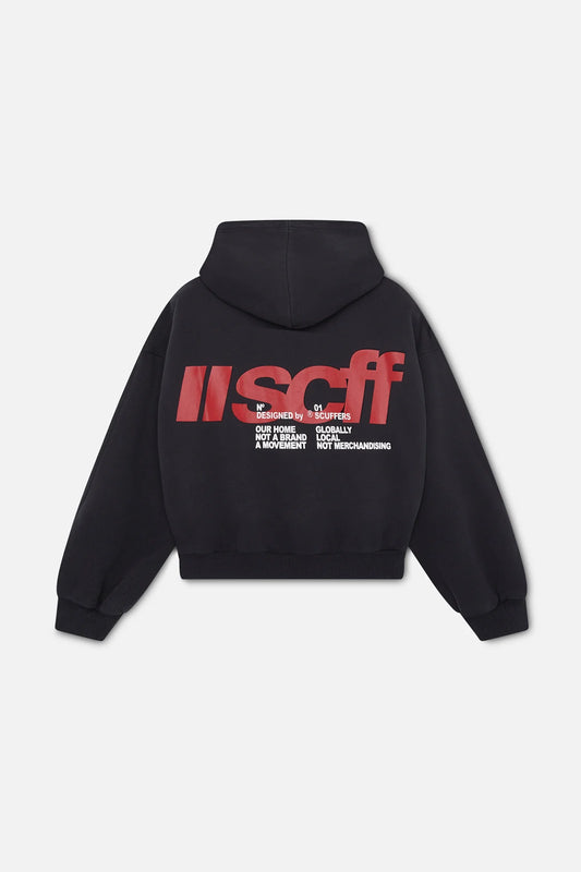 Globally Black Hoodie