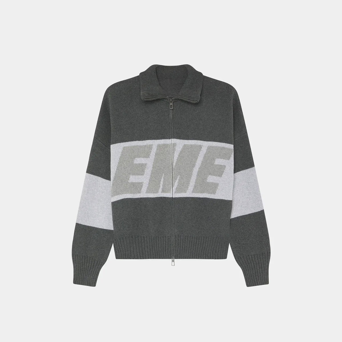 Zipper Grey Knit - Emestudios
