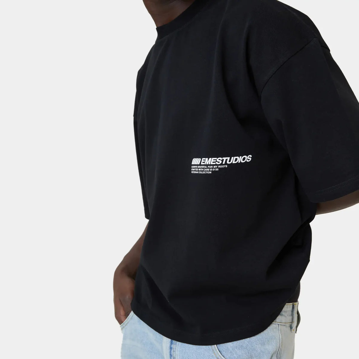 Roots Black T-Shirt