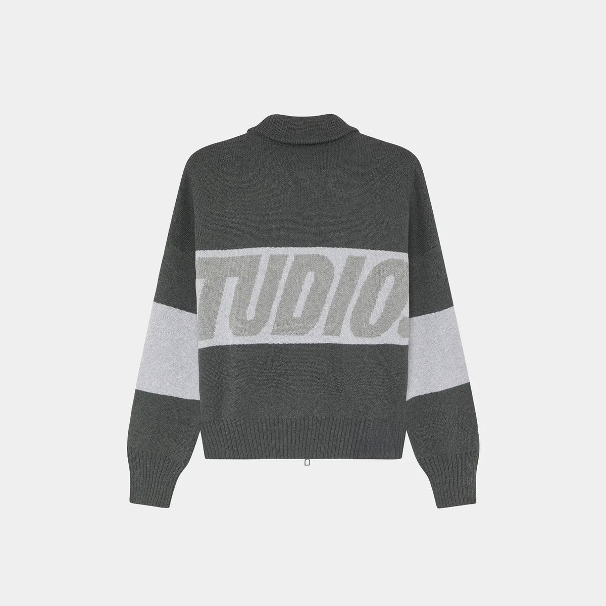 Zipper Grey Knit - Emestudios