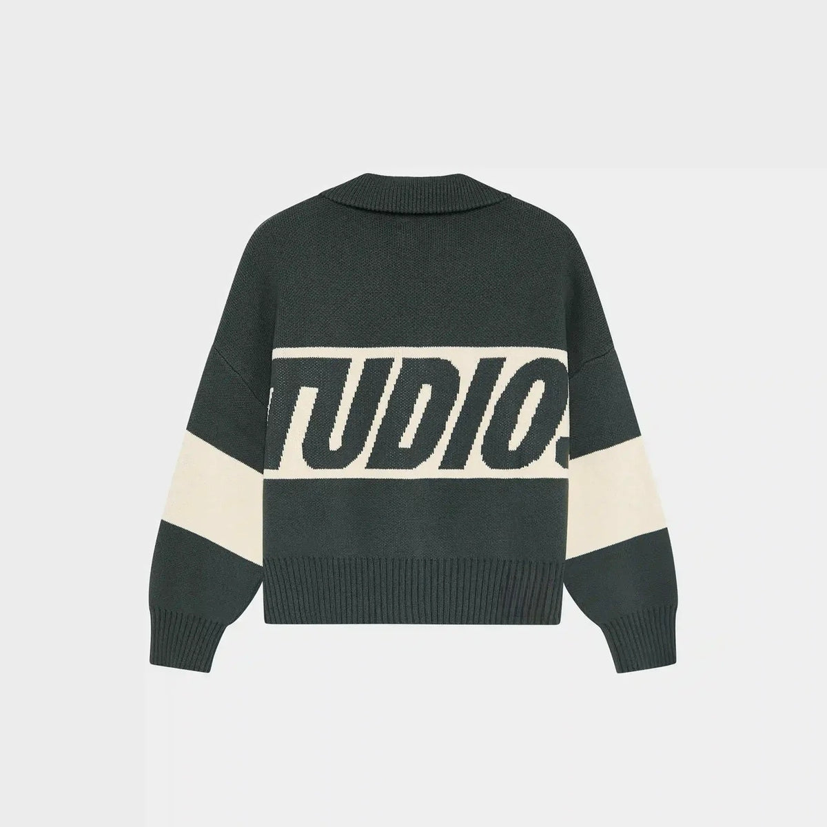 Zipper Green Knit - Emestudios