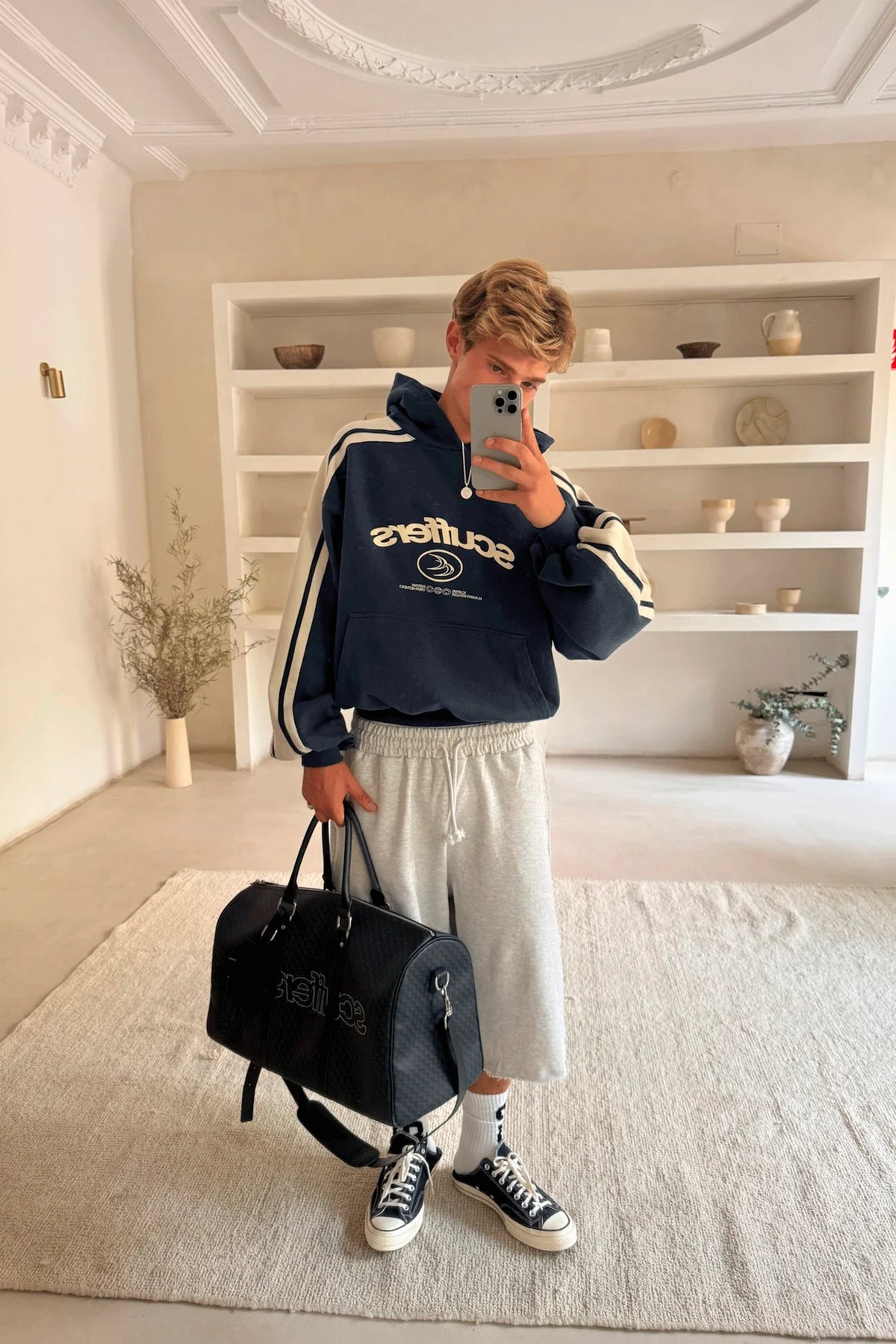 Effortless Blue Hoodie