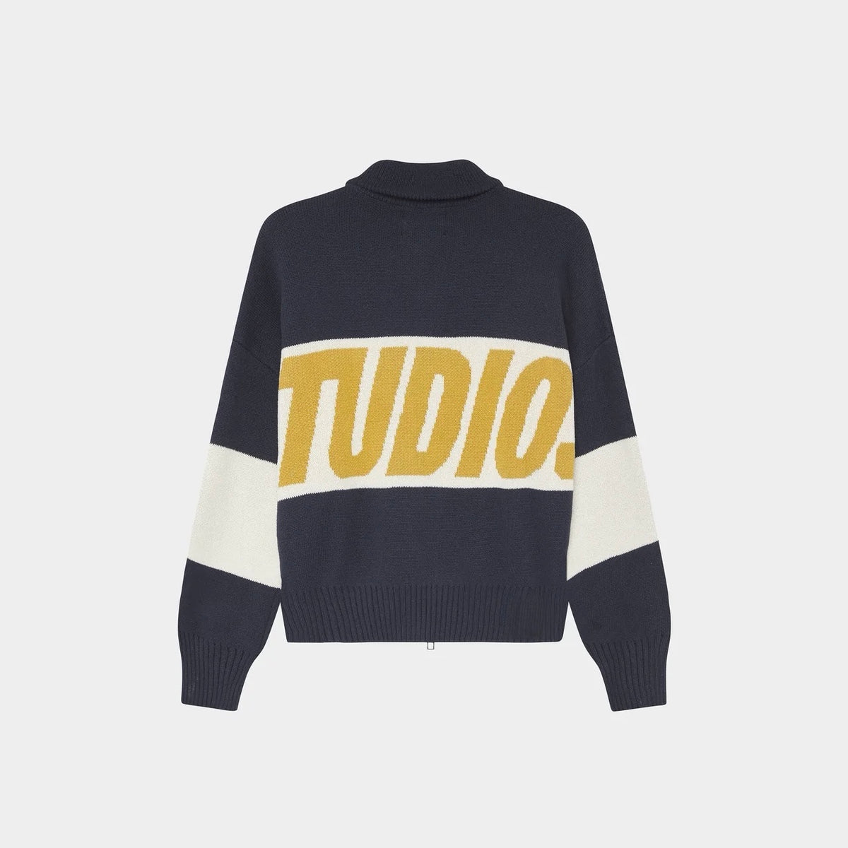 Zipper Mustard Knit - Emestudios
